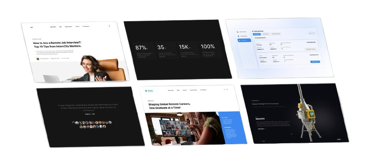 Interface design example
